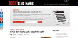 Boost Blog Traffic